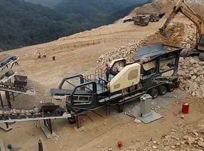 山西300-400t/h石灰石移动江南在线手机版（大中国区）生产线