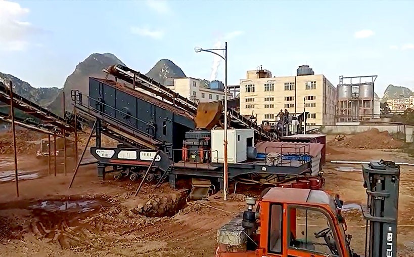 广西百色建筑垃圾再生处理案例