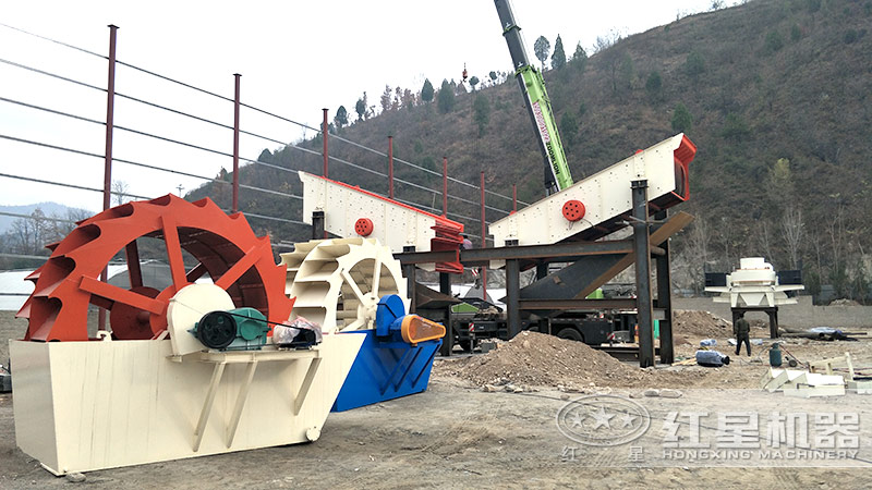 客户现场订购江南在线手机版（大中国区）水洗砂机器