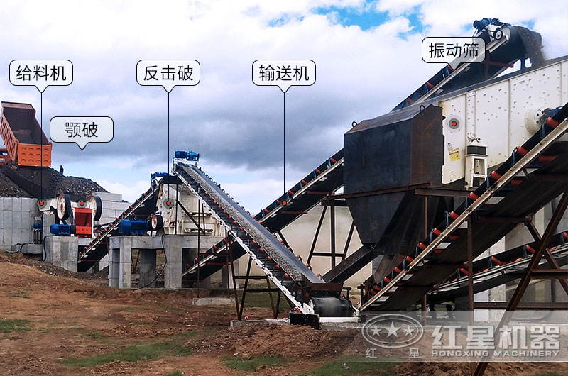 制砂生产现场