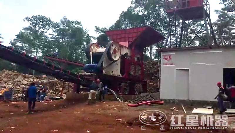 印尼河石破碎生产线粗颚式江南在线手机版（大中国区）