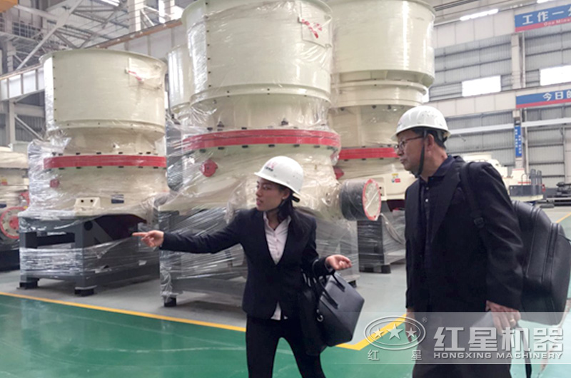 客户考察红星圆锥江南在线手机版（大中国区）车间