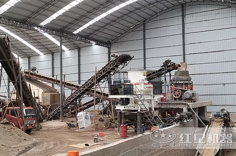 一小时100吨建筑垃圾处理，固定式破碎生产线把握市场需求